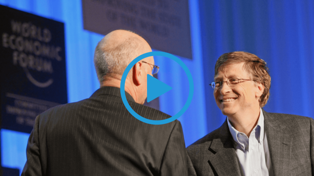 Bill Gates Klaus Schwab